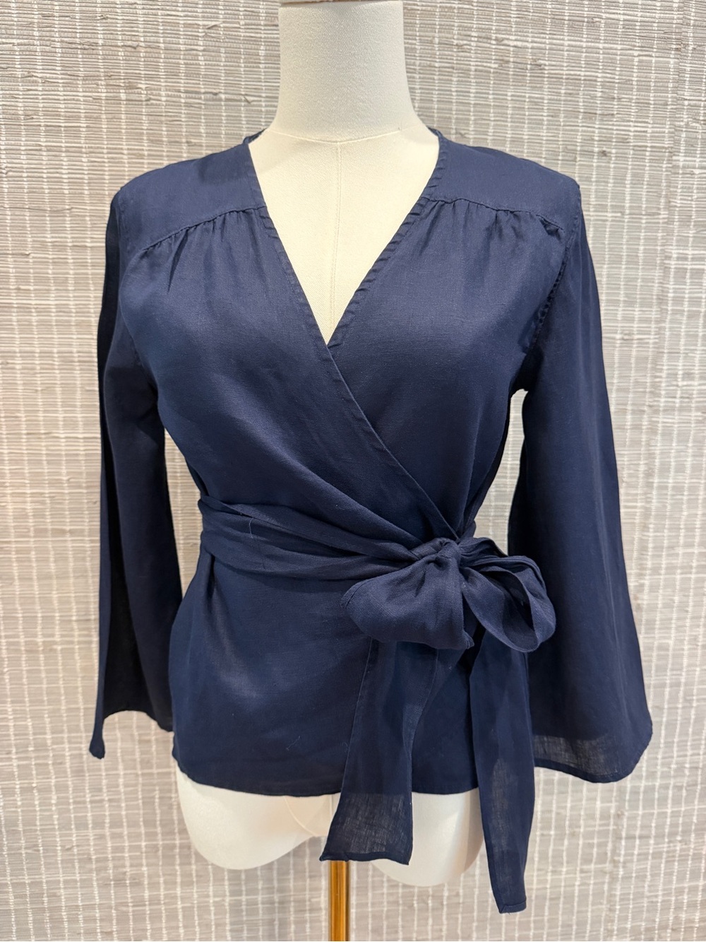 Spartina 449 100% Linen Wrap Shirt